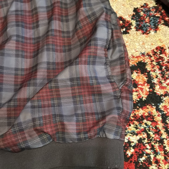 Vintage Forrester’s Outerwear Pullover‎ Pockets Plaid VNeck Trans Union - Picture 3 of 4